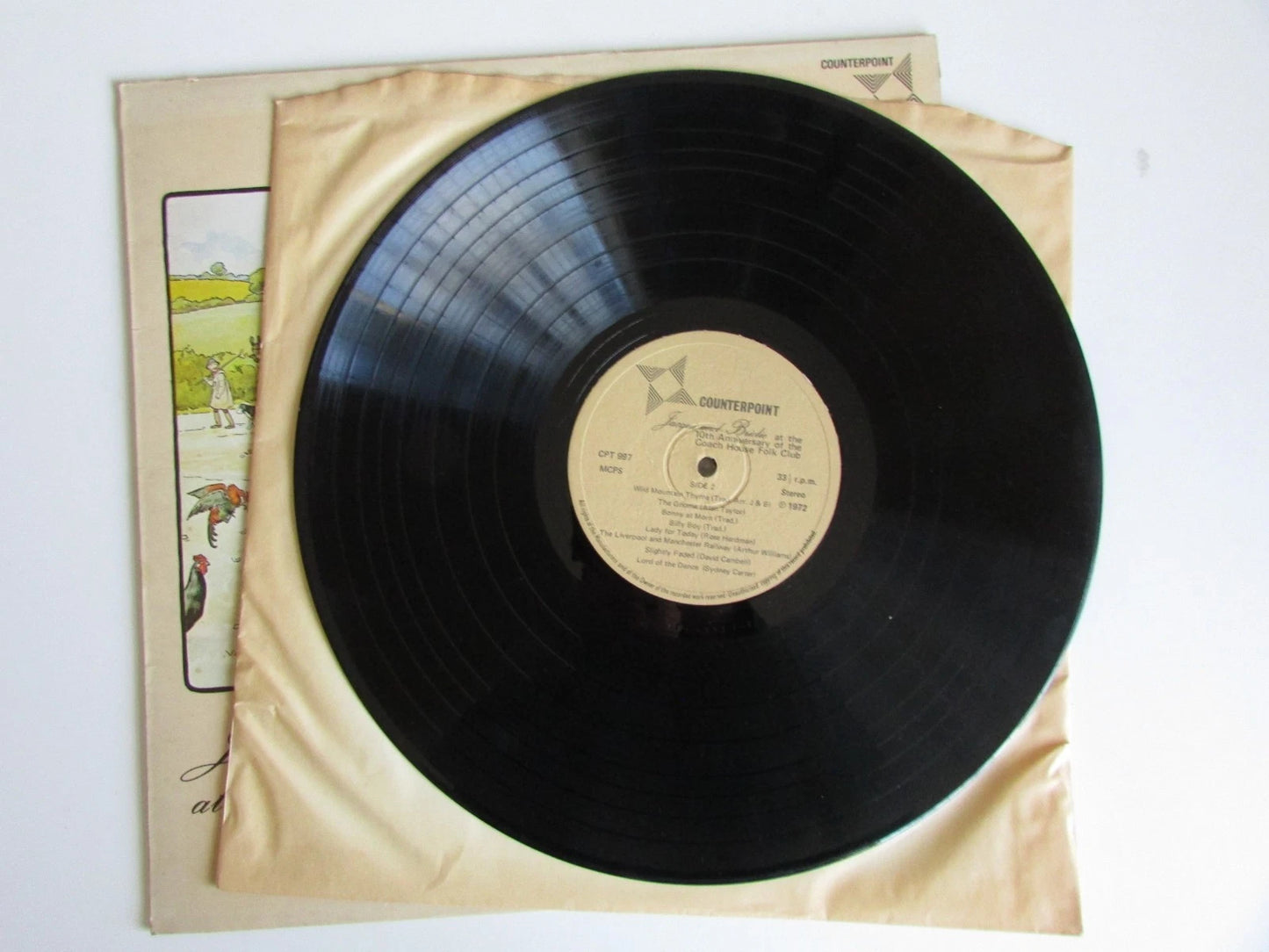 Jacqui And Bridie, 10th Anniversary Of The Coach House Folk Club LP ** SIGNED ** Counterpoint CPT997