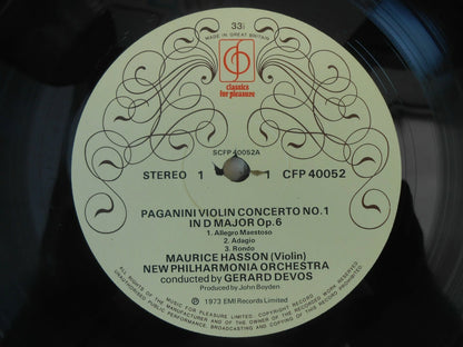 Paganini Violin Concerto No.1, Prokofiev Violin Concerto No.2 - Vinyl LP - CFP 40052