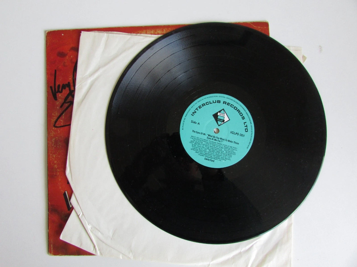 Emile Ford – The Eyes Of Mr. What do you want -  ** SIGNED **  1 record only. Interclub iclps001