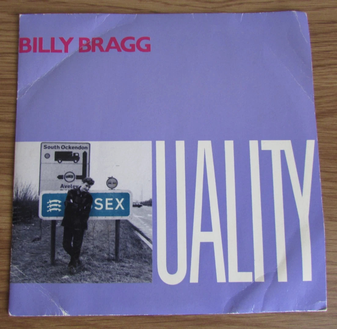 BILLY BRAGG Sexuality / Bad Penny 1991 UK 7" Vinyl Record GOD56