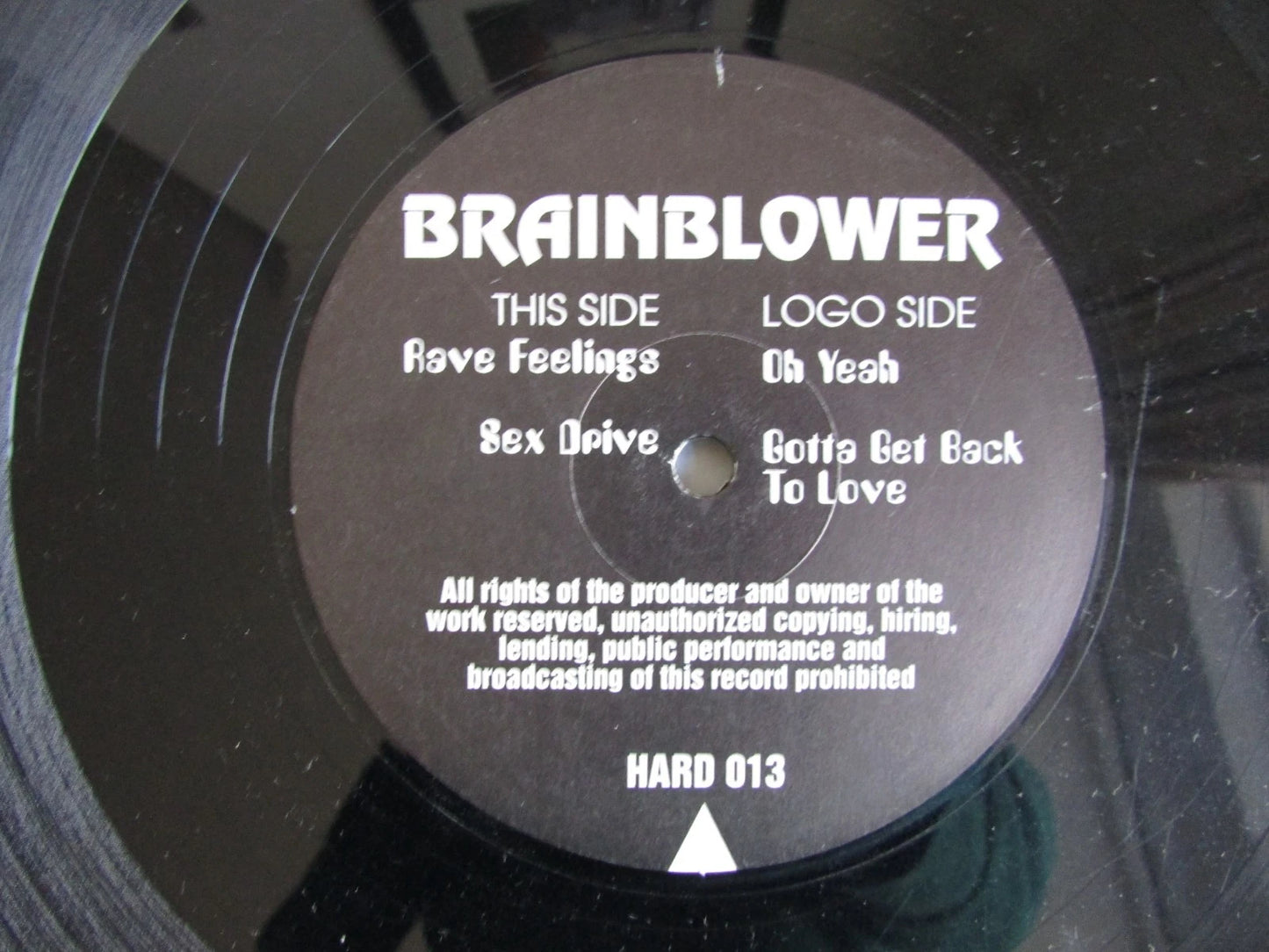 Brainblower – Rave Feelings, Hard Stuff Records – HARD 013