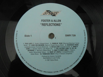 Foster & Allen ‎– Reflections - 12" Vinyl Record LP – SMR 739