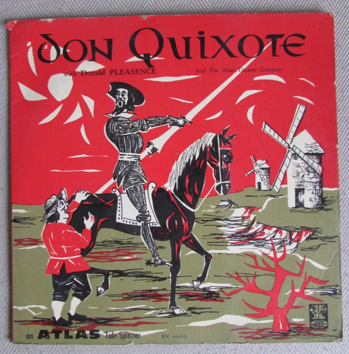 Donald Pleasence - Don Quixote - 10" Vinyl - Atlas EN10.103