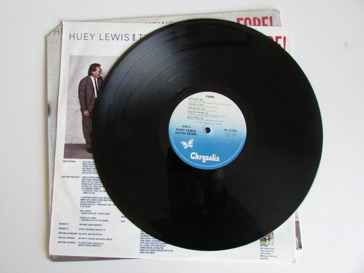 Huey Lewis and The News, Fore! - LP - US Import Chrysalis OV41534