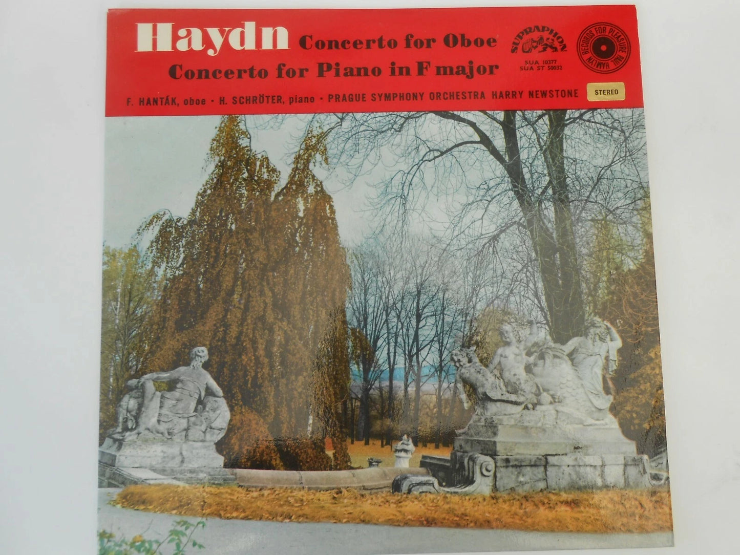 Haydn Oboe & Piano Concertos - Hantak Heinz Schroter LP Vinyl SUA10377