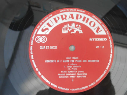 Haydn Oboe & Piano Concertos - Hantak Heinz Schroter LP Vinyl SUA10377
