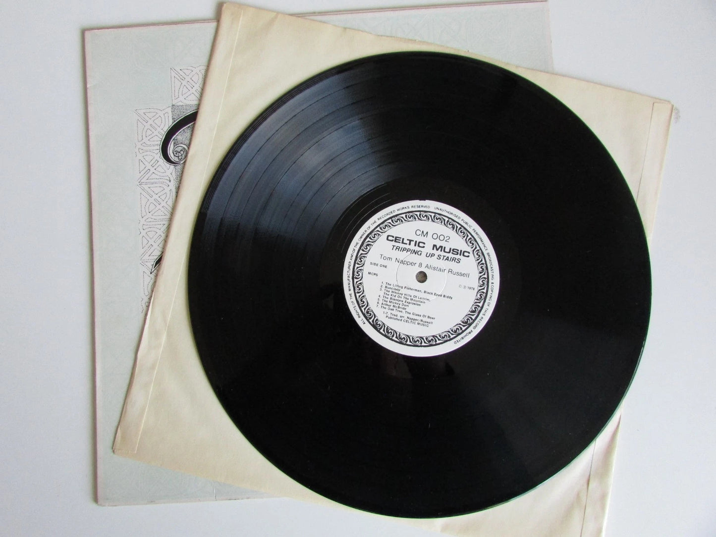Tom Napper And Alistair Russell - Tripping Upstairs 1978 LP ** SIGNED ** Celtic Music CM002