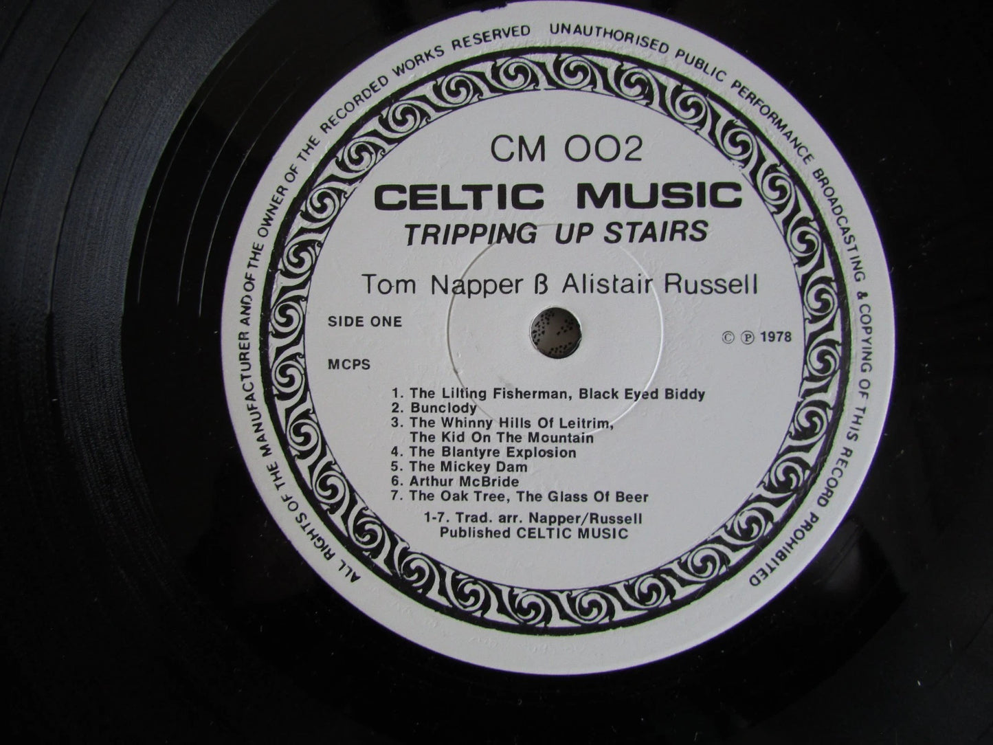 Tom Napper And Alistair Russell - Tripping Upstairs 1978 LP ** SIGNED ** Celtic Music CM002