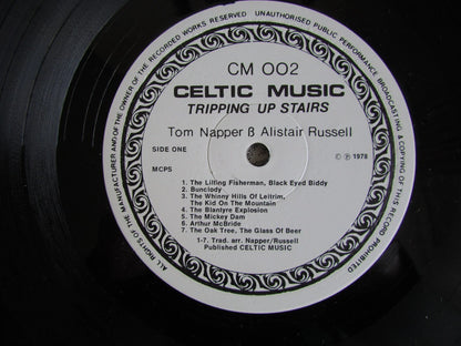 Tom Napper And Alistair Russell - Tripping Upstairs 1978 LP ** SIGNED ** Celtic Music CM002