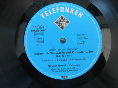 Haydn - Ottomar Borwitzky ‎Cellokonzert in C & D dur - SMT1246 Vinyl LP