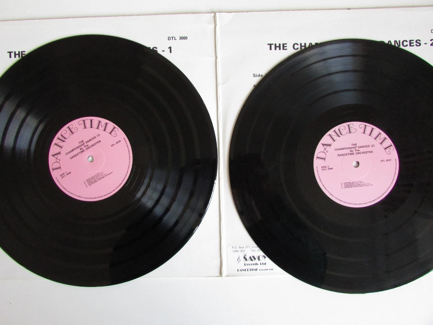 The Dancetime Orchestra - The Dancetime Selection Of Music For Old Time Championship Dances 1964 - 2xLP Vinyl, DTL3001