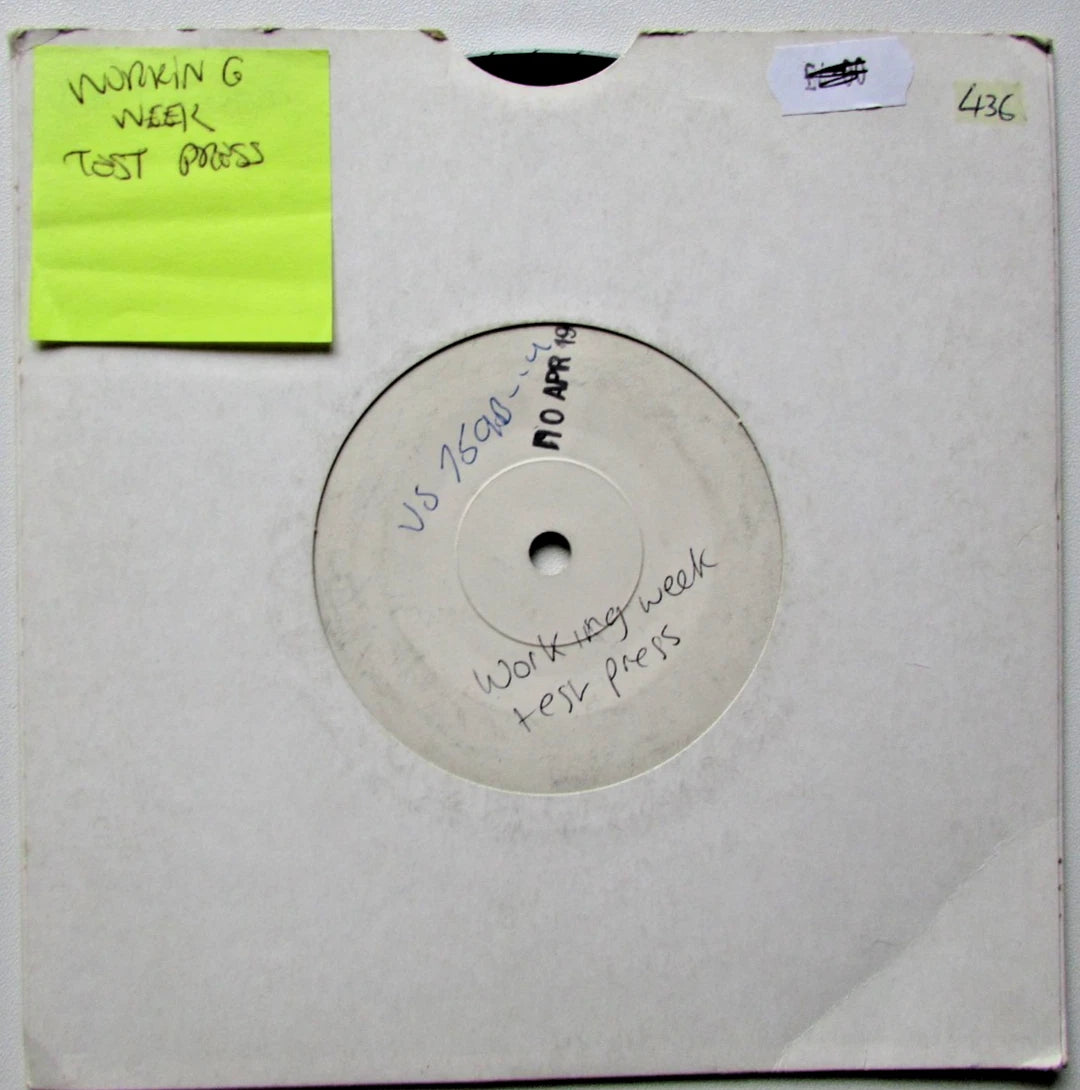 Working Week – Sweet Nothing. **RARE Test Press ** VS 759 1985 7"