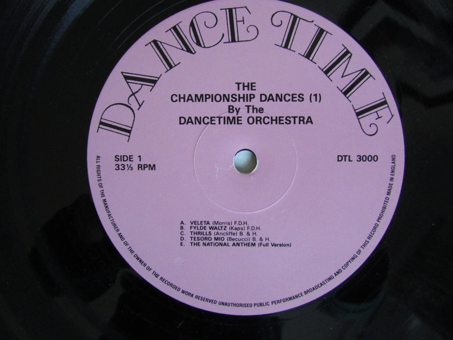 The Dancetime Orchestra - The Dancetime Selection Of Music For Old Time Championship Dances 1964 - 2xLP Vinyl, DTL3001