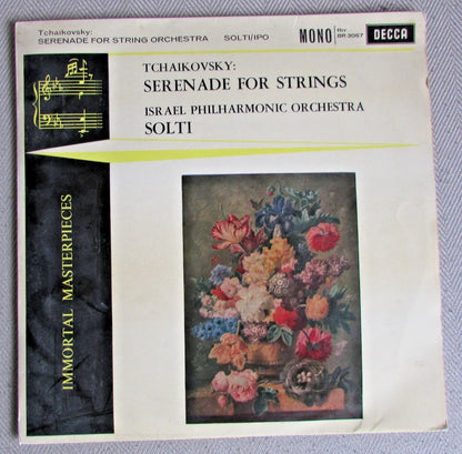Tchaikovsky, Israel Philharmonic Orchestra, Solti - Serenade For Strings  Decca BR.3067 10"