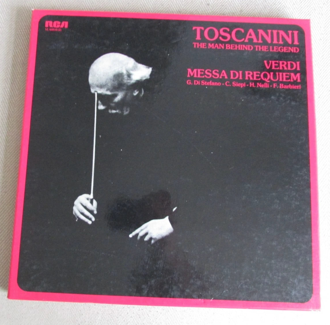 Toscanini, The Man Behind The Legend - VERDI Messa Di Requiem RCA VINYL BOX SET