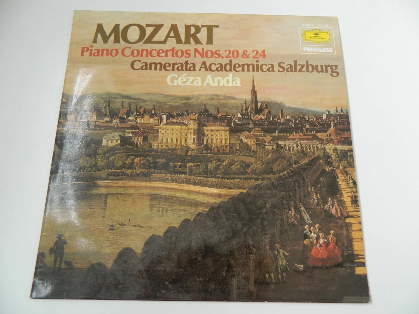 Mozart Piano Concertos 20 & 24 Geza Anda Camerata Salzburg - Vinyl LP - DG 2535 226