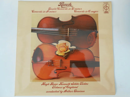 BACH Double Concerto in D minor, A Minor, E Major Arthur Davison - Vinyl LP - CFP 40244