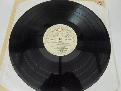 BACH Double Concerto in D minor, A Minor, E Major Arthur Davison - Vinyl LP - CFP 40244