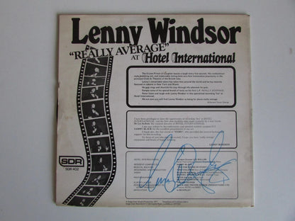 Lenny Windsor - Really Average At Hotel International - LP Vinyl - SIGNED SDR 402