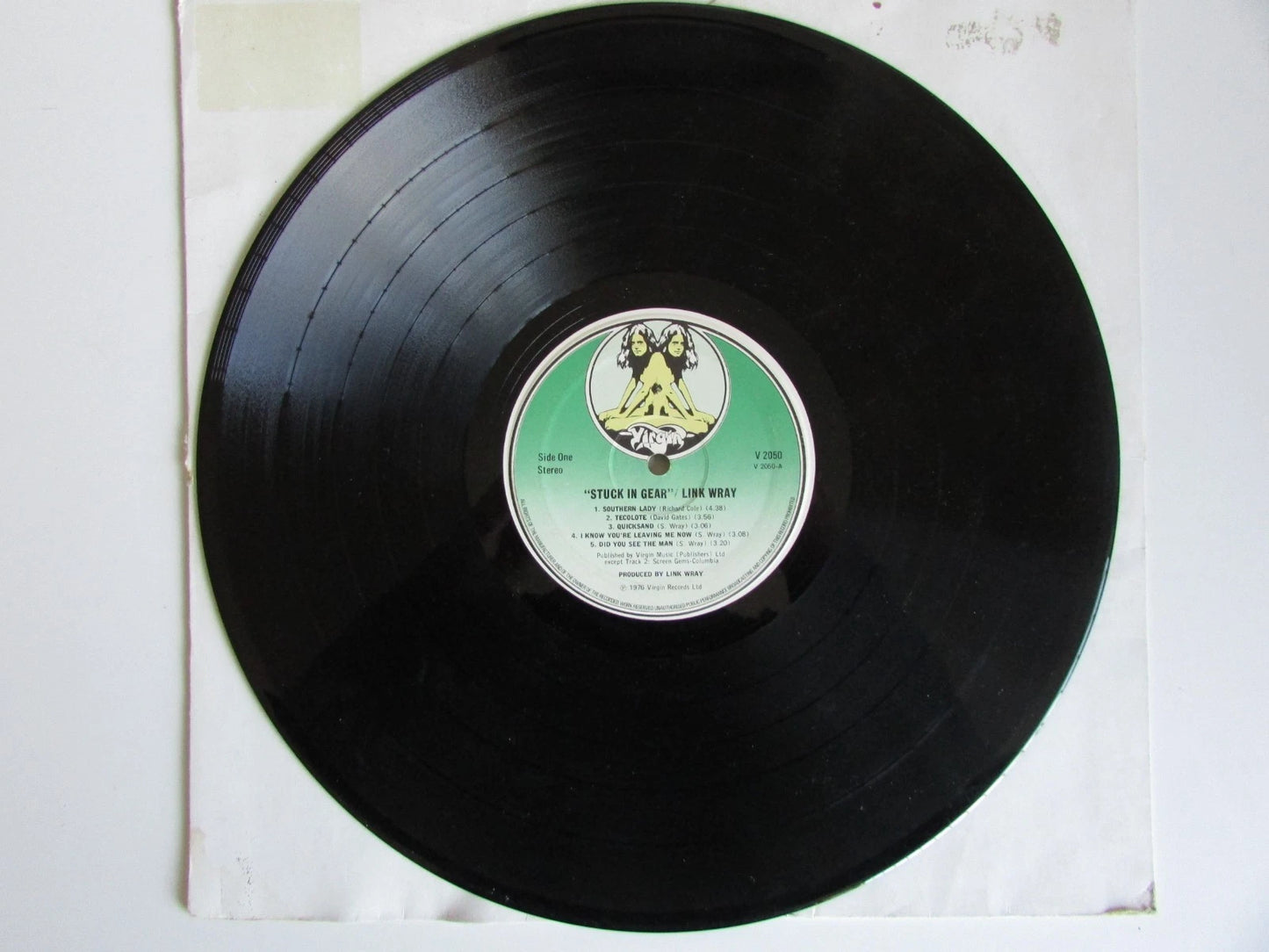 Link Wray - Stuck In Gear - 12" Vinyl LP- V 2050 - *** PLAIN SLEEVE ***