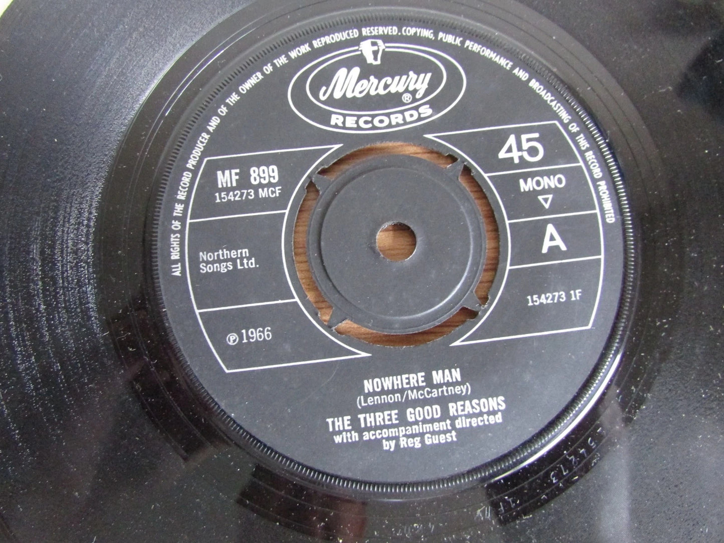 The Three Good Reasons, Nowhere Man / Wire Wheels - 1966 7" MF899