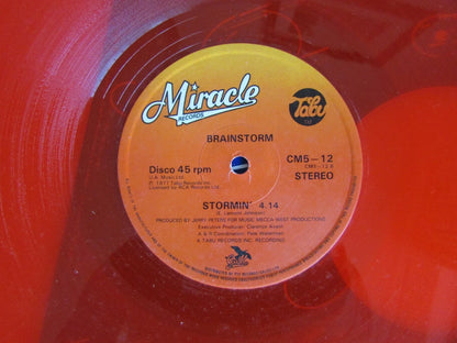 Brainstorm - Lovin is Really My Game / Stormin - 12" Red Coloured Vinyl 1977 CM5-12