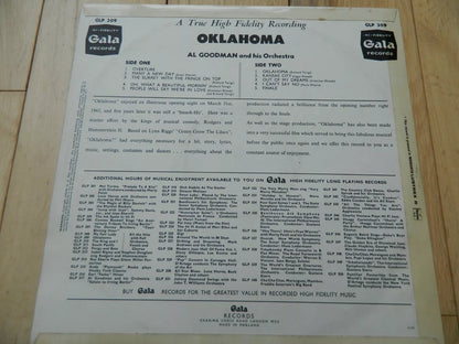 Rodgers And Hammerstein's - Oklahoma - Al Goodman's Orchestra - Vinyl LP GLP309