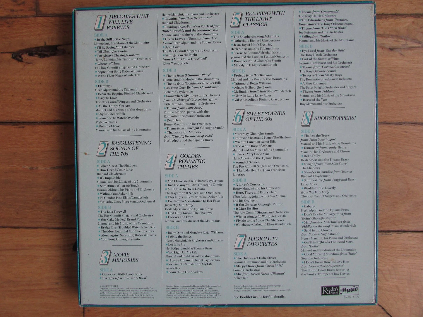 Masters of Melody - 8xLP Vinyl Box Set - Readers Digest