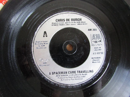 Chris De Burgh - A Spaceman Came Travelling - 1975 7" Vinyl Record AM365
