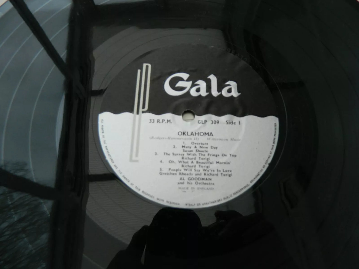 Rodgers And Hammerstein's - Oklahoma - Al Goodman's Orchestra - Vinyl LP GLP309