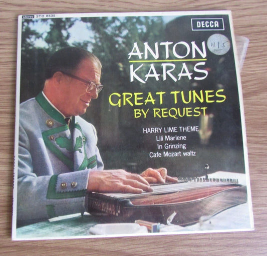 Anton Karas - Great Tunes By Request - 7" EP - Decca STO8535