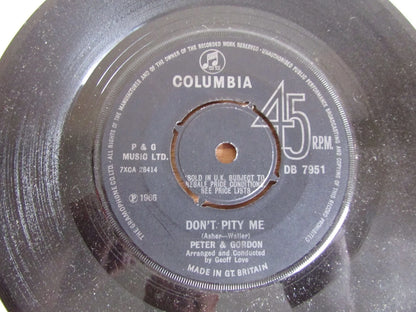 Peter & Gordon - To Show I Love You / Don`t Pity Me 1966 7" DB7951